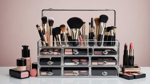 Dites adieu au désordre avec un organiseur maquillage